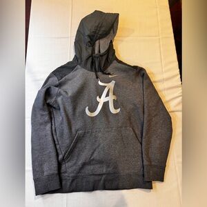 Nike Charcoal and Black Alabama Crimson Tide Hoodie XXL